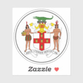 Het wapen van Jamaica (1957-1962) Sticker (Vel)