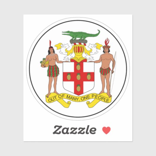 Het wapen van Jamaica (1962) Sticker (Vel)