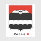 Het wapen van Kongsvinger Sticker (Vel)