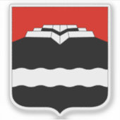 Het wapen van Kongsvinger Sticker (Voorkant)