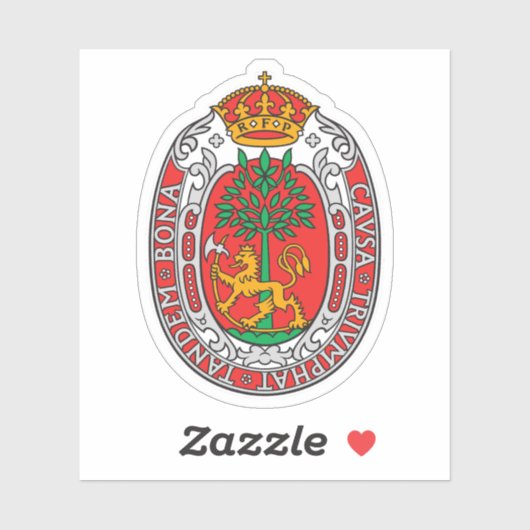 Het wapen van Kristiansand Sticker (Vel)