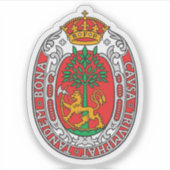 Het wapen van Kristiansand Sticker (Voorkant)