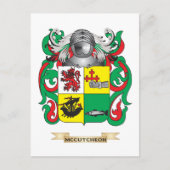 Het wapen van McCutcheon (familiewapen) Briefkaart (Voorkant)