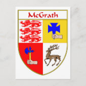 Het wapen van McGrath / Family Crest Briefkaart (Voorkant)