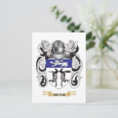 Het wapen van McKie (familiewapen) Briefkaart (Staand voorkant)