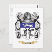 Het wapen van McKie (familiewapen) Briefkaart (Voorkant / Achterkant)