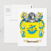 Het wapen van McPhail (familiewapen) Briefkaart (Voorkant / Achterkant)