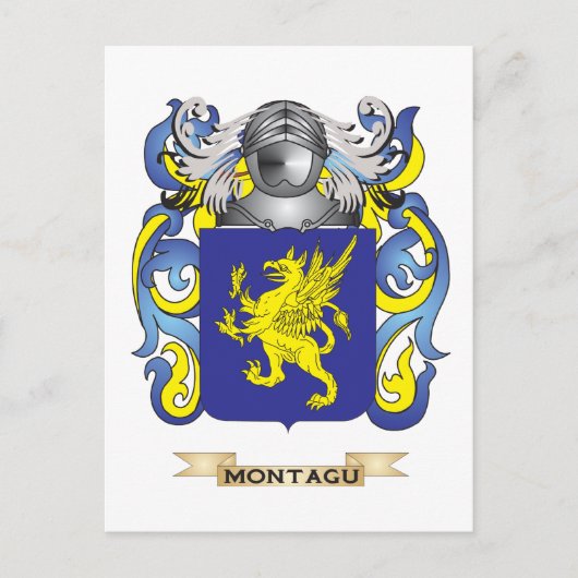 Het wapen van Montagu (familiewapen) Briefkaart (Voorkant)