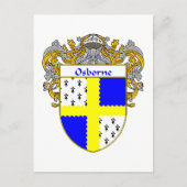 Het wapen van Osborne (Mantled) Briefkaart (Voorkant)