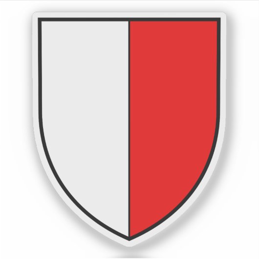 Het wapen van Payerne, Zwitserland Sticker (Voorkant)