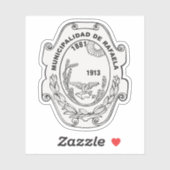 Het wapen van Rafaela (Santa Fe), Argentinië Sticker (Vel)