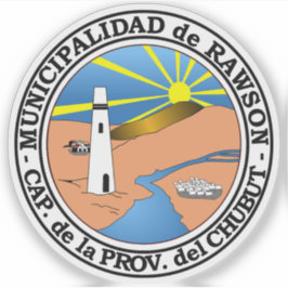 Het wapen van Rawson, Argentinië Sticker