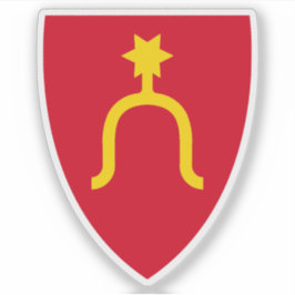 Het wapen van Rygge Sticker