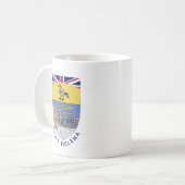 Het wapen van Saint Helena Koffiemok (Voorkant links)