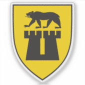 Het wapen van Sarpsborg Sticker (Voorkant)