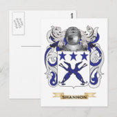 Het wapen van Shannon (familiewapen) Briefkaart