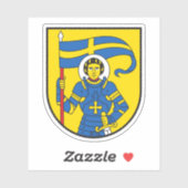 Het wapen van St. Moritz, Zwitserland Sticker (Vel)