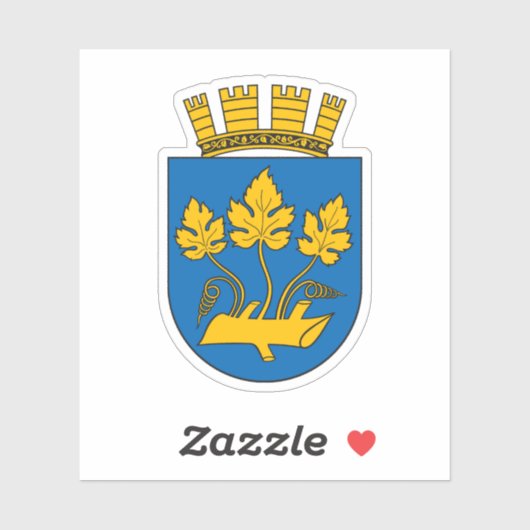 Het wapen van Stavanger Sticker (Vel)