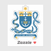 Het wapen van Sydney, Australië Sticker (Vel)