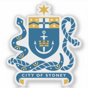 Het wapen van Sydney, Australië Sticker
