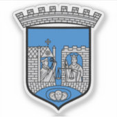 Het wapen van Trondheim Sticker (Voorkant)