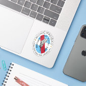 Het wapen van Uruguay Concepción del Uruguay Sticker (Laptop met iPhone)