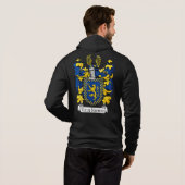 Het wapen van Van de Meeberg Mannen Hoodie (Achterkant volledig)