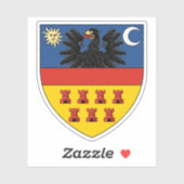 Het wapen van Zevenburgen Sticker (Vel)