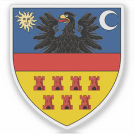 Het wapen van Zevenburgen Sticker