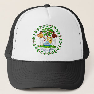 Het wapenschild van Belize Trucker Pet