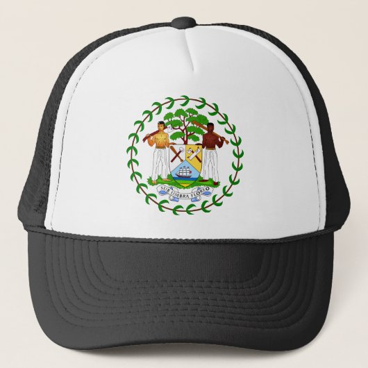 Het wapenschild van Belize Trucker Pet (Voorkant)