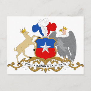Het Wapenschild van Chili Briefkaart