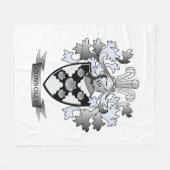 Het Wapenschild van Connolly Fleece Deken (Voorkant (Horizontaal))
