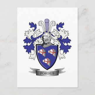 Het Wapenschild van CREST van de Familie van Briefkaart