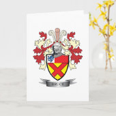 Het Wapenschild van CREST van de Familie van Bruce Kaart (Gele Bloem)