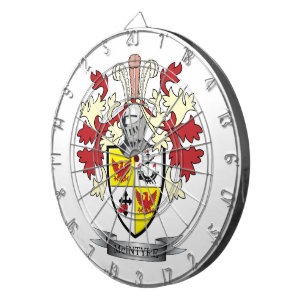 Het Wapenschild van CREST van de Familie van Dartbord