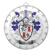 Het Wapenschild van CREST van de Familie van Dartbord (Voorkant)