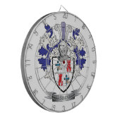 Het Wapenschild van CREST van de Familie van Dartbord (Voorkant Links)