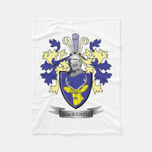 Het Wapenschild van CREST van de Familie van Fleece Deken