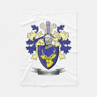 Het Wapenschild van CREST van de Familie van Fleece Deken