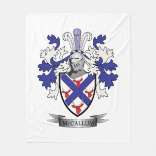 Het Wapenschild van CREST van de Familie van Fleece Deken