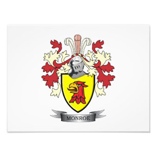 Het Wapenschild van CREST van de Familie van Foto Afdruk