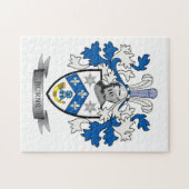 Het Wapenschild van CREST van de Familie van Legpuzzel (Horizontaal)