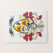 Het Wapenschild van CREST van de Familie van Legpuzzel (Horizontaal)