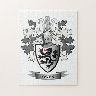 Het Wapenschild van CREST van de Familie van Owen Legpuzzel