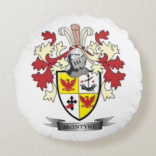 Het Wapenschild van CREST van de Familie van Rond Kussen