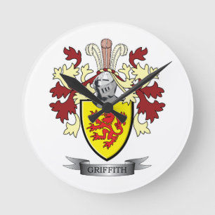 Het Wapenschild van CREST van de Familie van Ronde Klok
