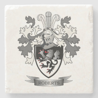 Het Wapenschild van CREST van de Familie van Stenen Onderzetter