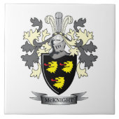 Het Wapenschild van CREST van de Familie van Tegeltje (Voorkant)