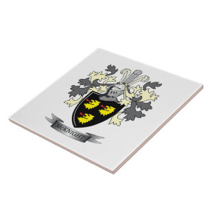 Het Wapenschild van CREST van de Familie van Tegeltje